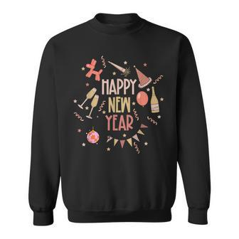Happy New Year 2024 New Years Eve Party Family Christmas Sweatshirt - Seseable
