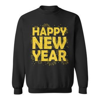 Happy New Year Nye Party 2024 New Years Eve Confetti Sweatshirt - Seseable