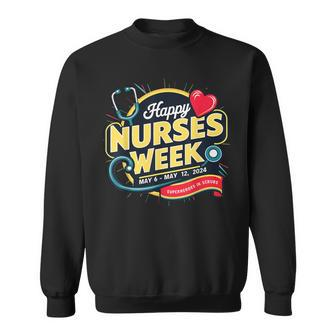 Happy Nurses Week And Day 2024 Superheroes In Scrubs B Sweatshirt - Monsterry