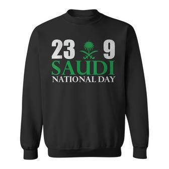 Happy Saudi Arabia Tree Swords National Day Sweatshirt - Monsterry DE