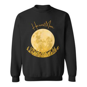 Harvest Moon Apparel For September Full Moon Phase Calendar Sweatshirt - Seseable