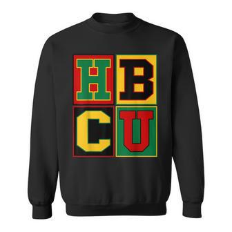 Hbcu Block Letters Grads Alumni African American Sweatshirt - Monsterry
