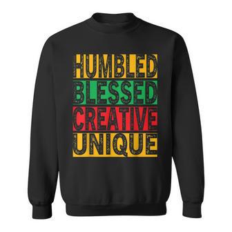 Hbcu Humbled Blessed Creative Unique Cool Hbcu Apparel Sweatshirt - Monsterry UK