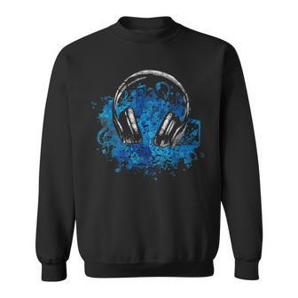 Headphones Music Lover Musican Music Sweatshirt - Monsterry CA
