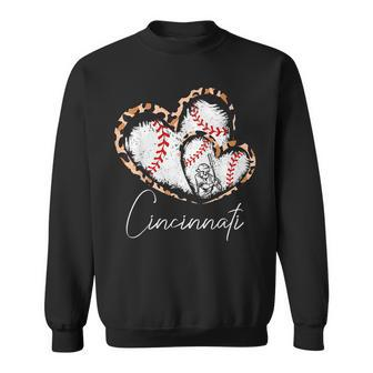 Heart Baseball Fans Sweatshirt - Seseable