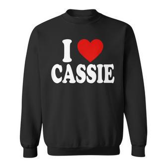I Heart Love Cassie Sweatshirt | Mazezy