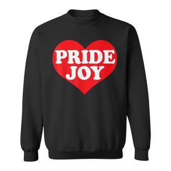 I Heart Pride Joy I Love Pride Joy Custom Sweatshirt - Monsterry CA