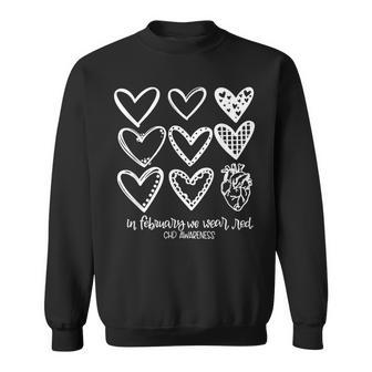 In My Heart Warrior Era Heart Disease Awareness Chd Women Sweatshirt - Monsterry CA