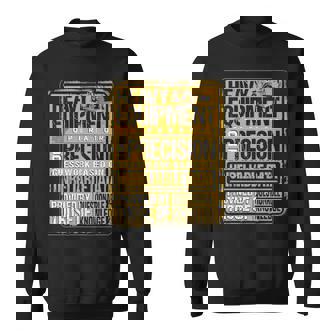 Heavy Equipment Operator I Do Precision Sweatshirt | Mazezy