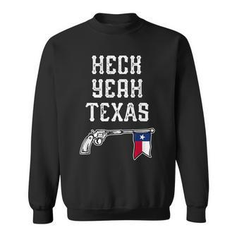 Heck Yeah Texas Southern Slang Sweatshirt - Monsterry UK