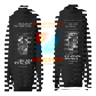 Hector Arkansas Total Solar Eclipse 2024 Sweatshirt - Thegiftio