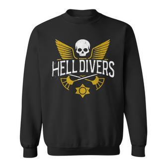 Hell Of Divers Helldiving Lovers Costume Outfit Cool Sweatshirt - Seseable