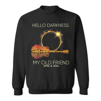 Hello Darkness My Old Friend April 08 Solar Eclipse Sweatshirt | Mazezy