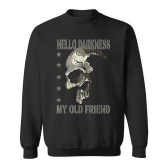 Hello Darkness My Old Friend Vintage Sweatshirt - Monsterry DE