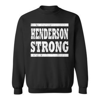 Henderson Strong Squad Family Reunion Last Name Team Custom Sweatshirt - Seseable