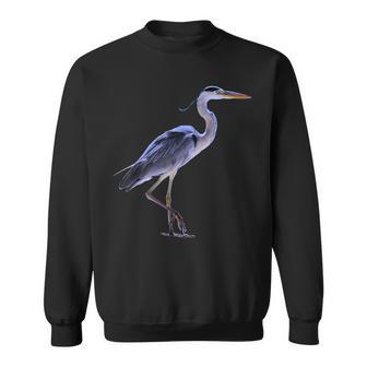 Heron Blue Heron Water Bird Sweatshirt - Monsterry CA