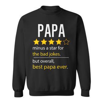 Herren Bester Papa Aller Zeiten Lustigerater Opaatertag Sohn Tochter Sweatshirt - Geschenkecke