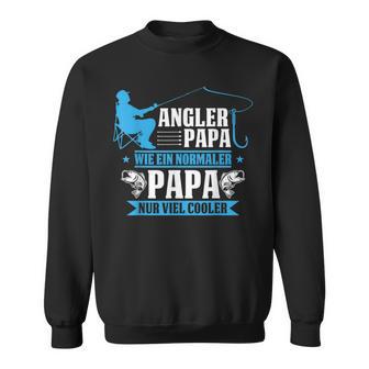 Herren Cooler Angler Papaater Fischen Angelnatertag Spruch Sweatshirt - Geschenkecke