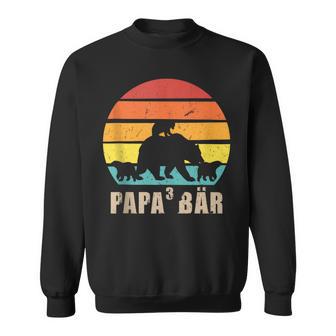 Herren Papa 3 Bär Bär Papa 3 Kinder Sweatshirt - Geschenkecke