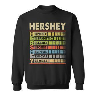 Hershey Family Name Hershey Last Name Team Sweatshirt - Seseable