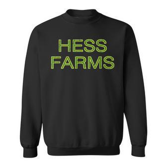 Hess Farms Squad Family Reunion Last Name Team Sweatshirt - Seseable