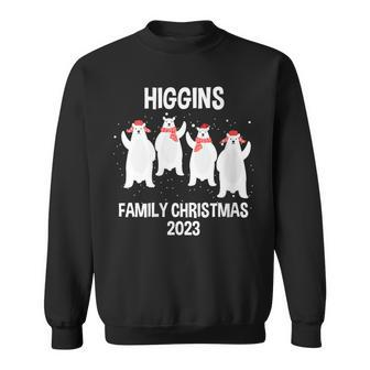Higgins Family Name Higgins Family Christmas Sweatshirt - Seseable