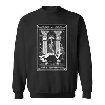 The High Priestess Tarot Card Sweatshirt - Seseable