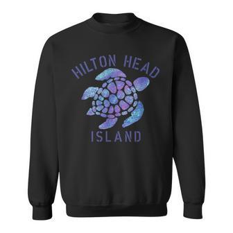 Hilton Head Island Sc Beach Souvenir Illustration Sweatshirt - Monsterry AU