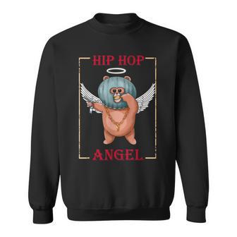 Hip Hop Angel Teddy Cute Gangster Bear Sweatshirt - Monsterry UK