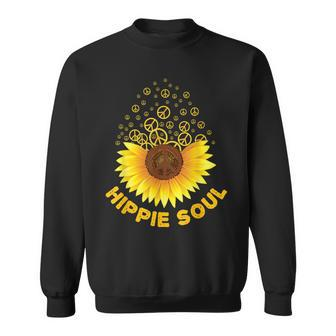 Hippie Soul Hippies Peace Vintage Retro Costume Hippy Sweatshirt - Monsterry UK