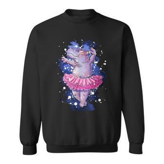 Hippopotamus Hippopotamus Ballet Hippopotamus Fan Sweatshirt - Seseable