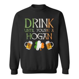 Hogan Family Name For Proud Irish From Ireland Sweatshirt - Seseable