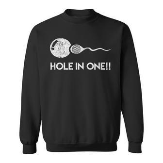Hole In One Golf Expectant Father Sports Sweatshirt - Monsterry DE