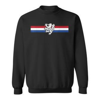 Holland Emblem Lion Nederland Flag Netherlands Sweatshirt - Monsterry