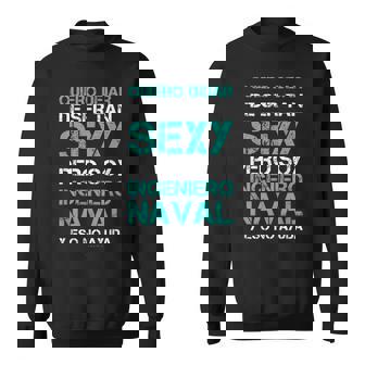 Hombre Regalo Ingeniero Naval Original Graduacion Camisa de entrenamiento - Regaloses