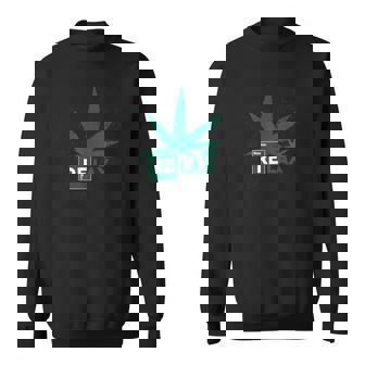 Homme Amusant Cadeau Marijuana Feuille De Cannabis Relax Sweater e - Cadeauxyz