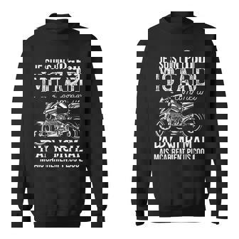 Homme Papy Motard Humour Idée Cadeau Grand Père Biker Moto Sweater e - Cadeauxyz