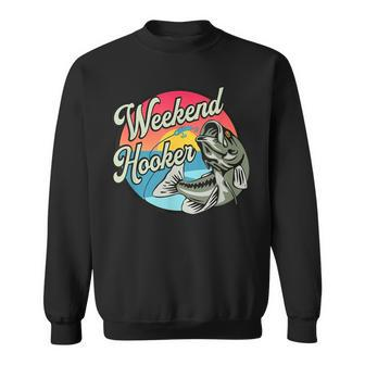 Weekend Hooker Dad Fishing Father Day Fishing Lover Sweatshirt - Thegiftio UK