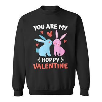 Hoppel Rabbit Ich Liebe Mein Hasen Valentine's Day Sweatshirt - Seseable
