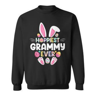 Hoppiest Grammy Ever Easter Happy Easter Day Grandma Sweatshirt - Monsterry UK