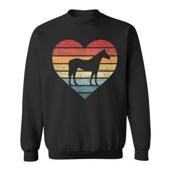 Horse Lover Horseback Riding Equestrian Retro Vintage Sweatshirt | Mazezy CA