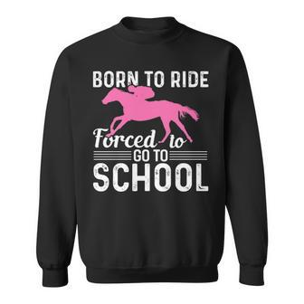 Horseback Riding Girl Horse Girl Sweatshirt | Mazezy AU