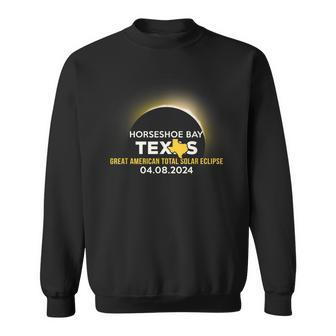Horseshoe Bay Tx Texas Total Solar Eclipse 2024 Sweatshirt | Mazezy