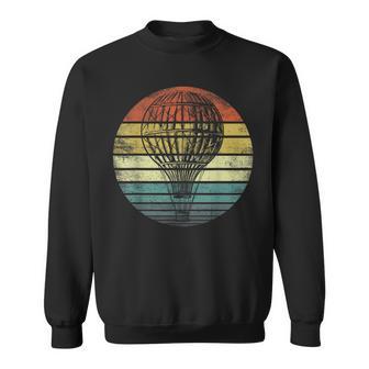 Hot Air Balloon Pilot Retro Balloon Sky Ride Festival Sweatshirt - Monsterry UK