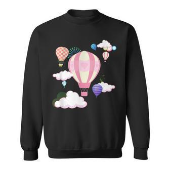 Hot Air Balloons The Sky Is The Limit Creative Sweatshirt - Monsterry DE