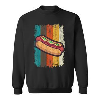 Hot Dog Vintage Hot Dog Eating Contest Hot Dog Lover Sweatshirt - Monsterry DE