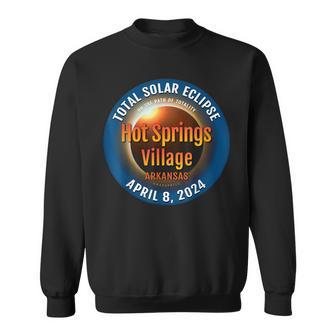 Hot Springs Village Arkansas Ar Total Solar Eclipse 2024 3 Sweatshirt - Monsterry UK