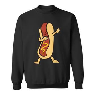 Hotdog Dabbing Hot Dog Sweatshirt - Monsterry AU