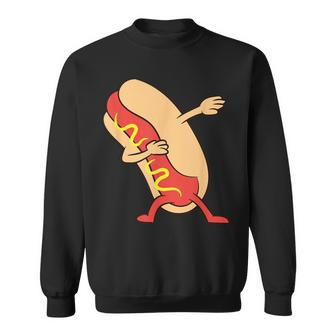 Hotdog Dabbing Kawaii Hot Dog Sweatshirt - Monsterry