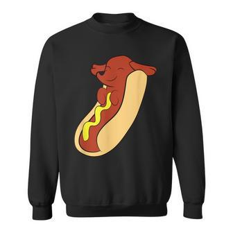 Hotdog Lover Hotdog Dachshund Hot Dog Sweatshirt - Monsterry